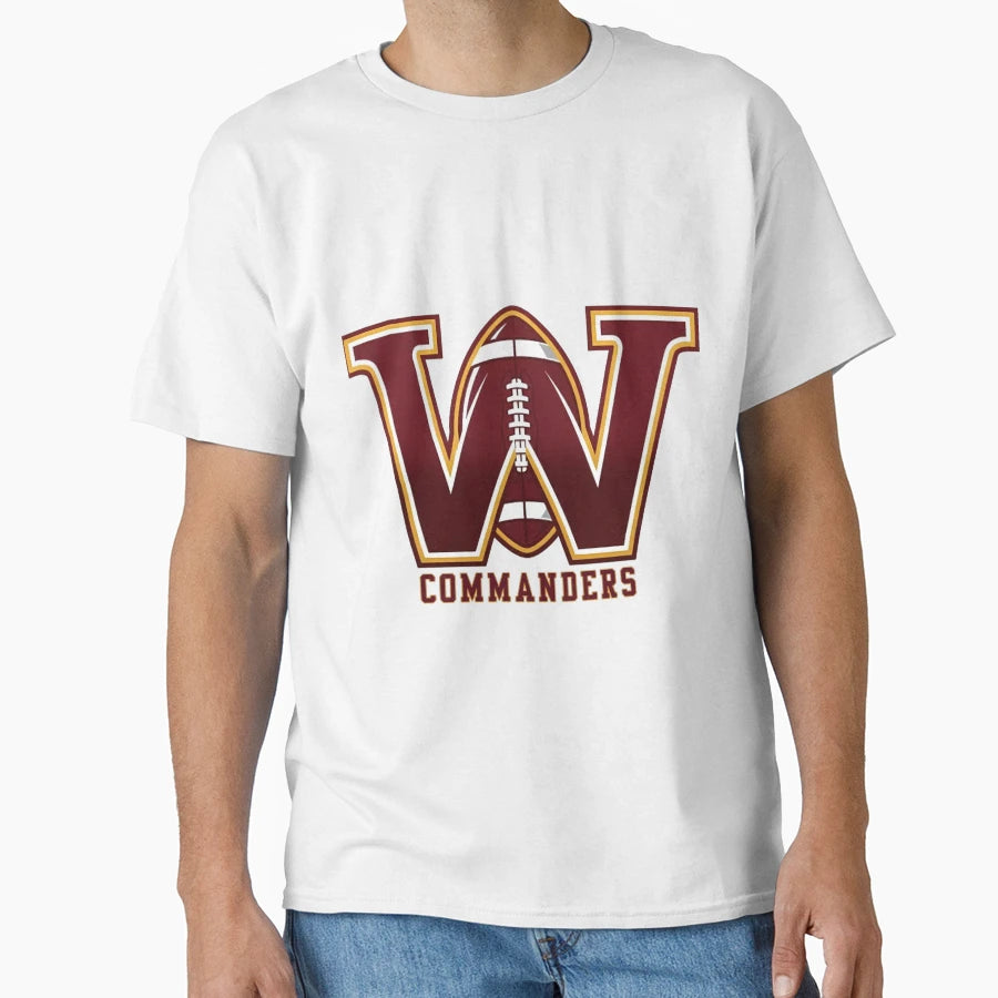 Washington Commanders T-Shirt - Custom Art Print Men Women - T-Shirt, Sweatshirt, Hoodie
