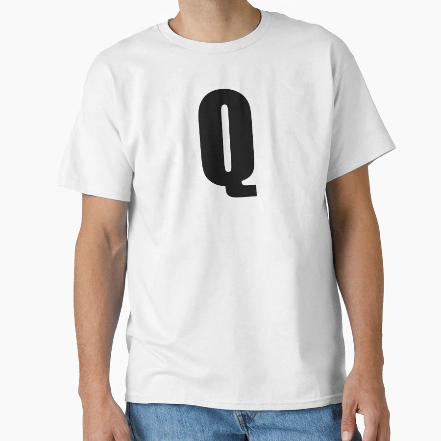 Q Letter Q T-Shirt - Custom Art Print Unisex - T-Shirt, Sweatshirt, Hoodie