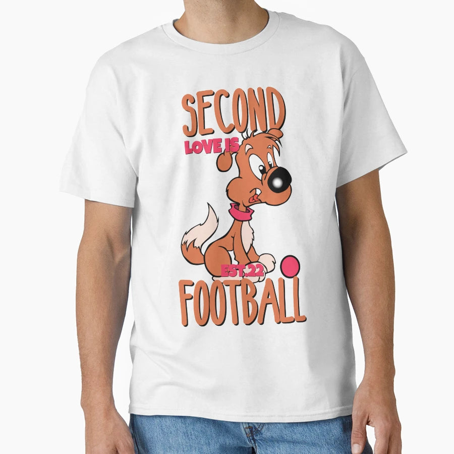 Second Love Is Footbal T-Shirt - Graphic Print for Adults - T-Shirt, Sweatshirt, Hoodie