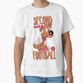 Second Love Is Footbal T-Shirt - Graphic Print for Adults - T-Shirt, Sweatshirt, Hoodie