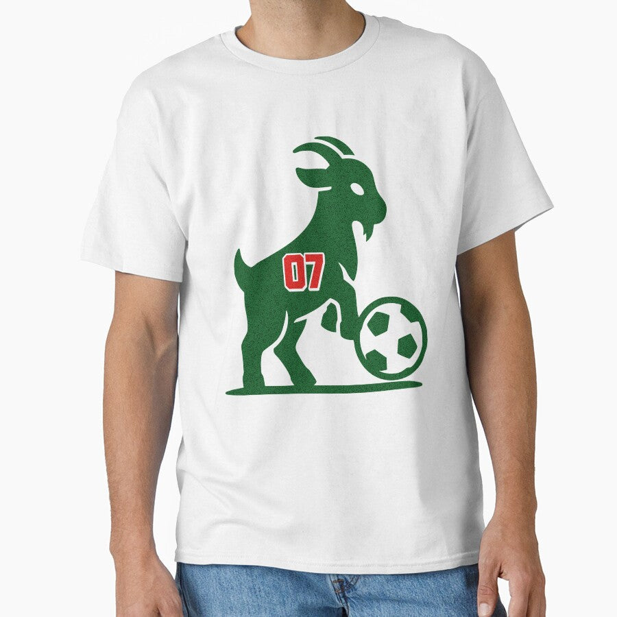 GOAT 07 Football by thetwopaths - Adult & Kids T-Shirts, Sweatshirts & Hoodies apparel design preview 1