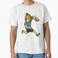 Lion Rugby Player Football T-Shirt - Custom Art Print Unisex - T-Shirt, Sweatshirt, Hoodie