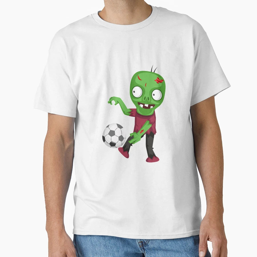 Halloween Soccer Ball Scary T-Shirt - Minimalist Print for Adults - T-Shirt, Sweatshirt, Hoodie