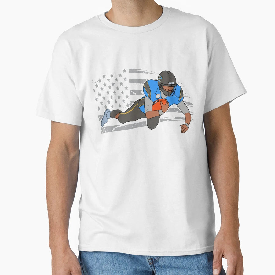 American Football Funny T-Shirt - Minimalist Print Men Women - T-Shirt, Sweatshirt, Hoodie