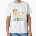 Funny Gamer Son Brother Gaming Legend T-Shirt - Trendy Graphic Unisex - T-Shirt, Sweatshirt, Hoodie