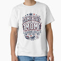 Game Day Mom Cheering Loudly Sports Mom T-Shirt - Unique Graphic Men Women - T-Shirt, Sweatshirt, Hoodie