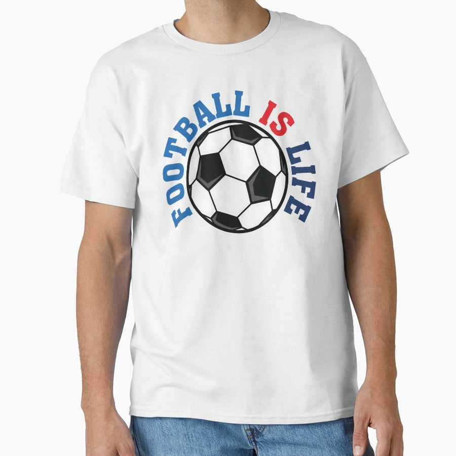 Football Is Life T-Shirt - Trendy Graphic for Adults - T-Shirt, Sweatshirt, Hoodie