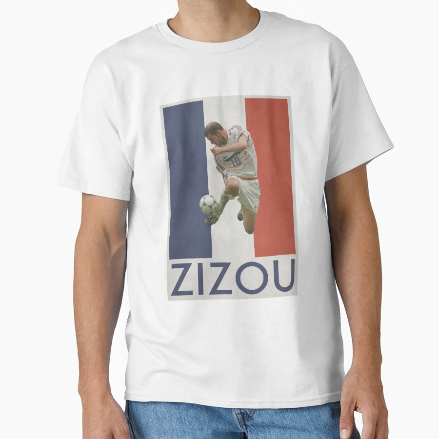 Football Zidane T-Shirt - Aesthetic Graphic Unisex - T-Shirt, Sweatshirt, Hoodie