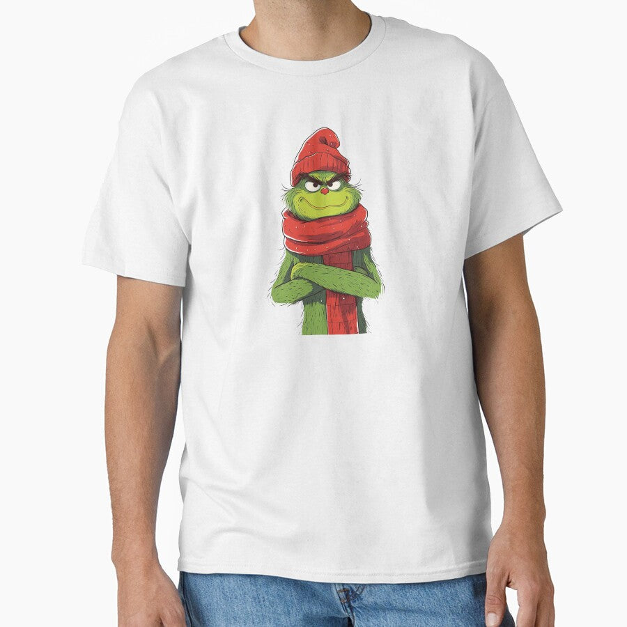 Christmas Grinch by MaryFiore - Adult & Kids T-Shirts, Sweatshirts & Hoodies apparel design preview 1