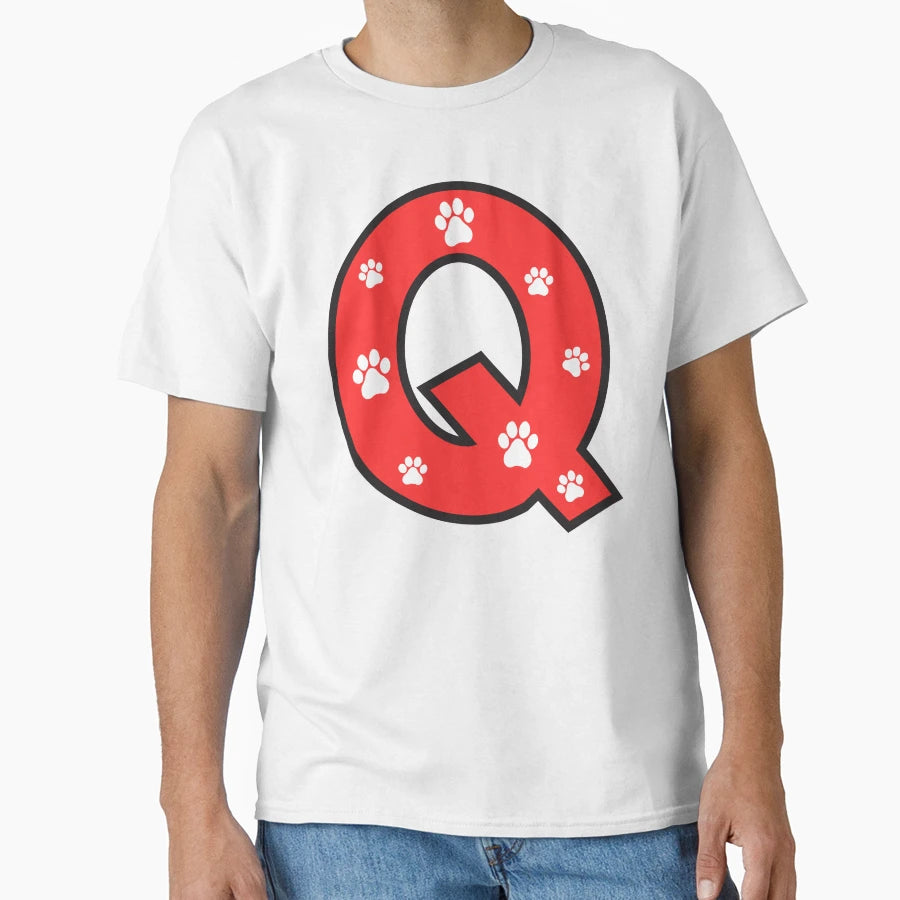 Paw Alphabet T-Shirt - Minimalist Print Unisex - T-Shirt, Sweatshirt, Hoodie