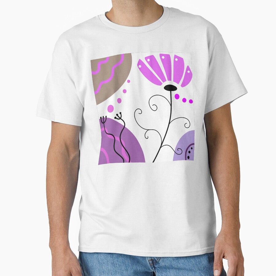 Purple Whimsical Boho Design by Sartoris Art - Adult & Kids T-Shirts, Sweatshirts & Hoodies apparel design preview 1