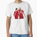 Robben And Ribery Block Art T-Shirt - Trendy Graphic for Adults - T-Shirt, Sweatshirt, Hoodie