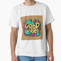 Positive Vibes Typography: Wear Good Only by - Adult & Kids T-Shirts, Sweatshirts & Hoodies apparel design preview 1