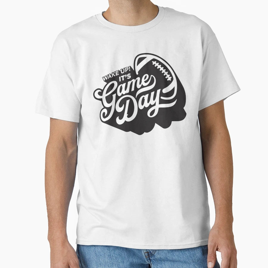 Wake Up Its Game Day Soccer Mom Soccer T-Shirt - Trendy Graphic Men Women - T-Shirt, Sweatshirt, Hoodie