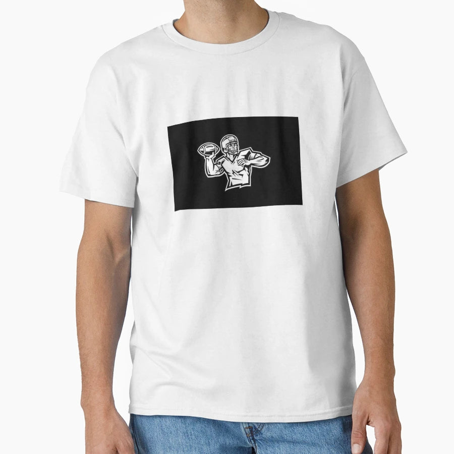 American Football T-Shirt - Minimalist Print Unisex - T-Shirt, Sweatshirt, Hoodie