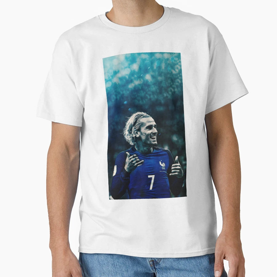Antoine Griezmann T-Shirt - Custom Art Print for Adults - T-Shirt, Sweatshirt, Hoodie