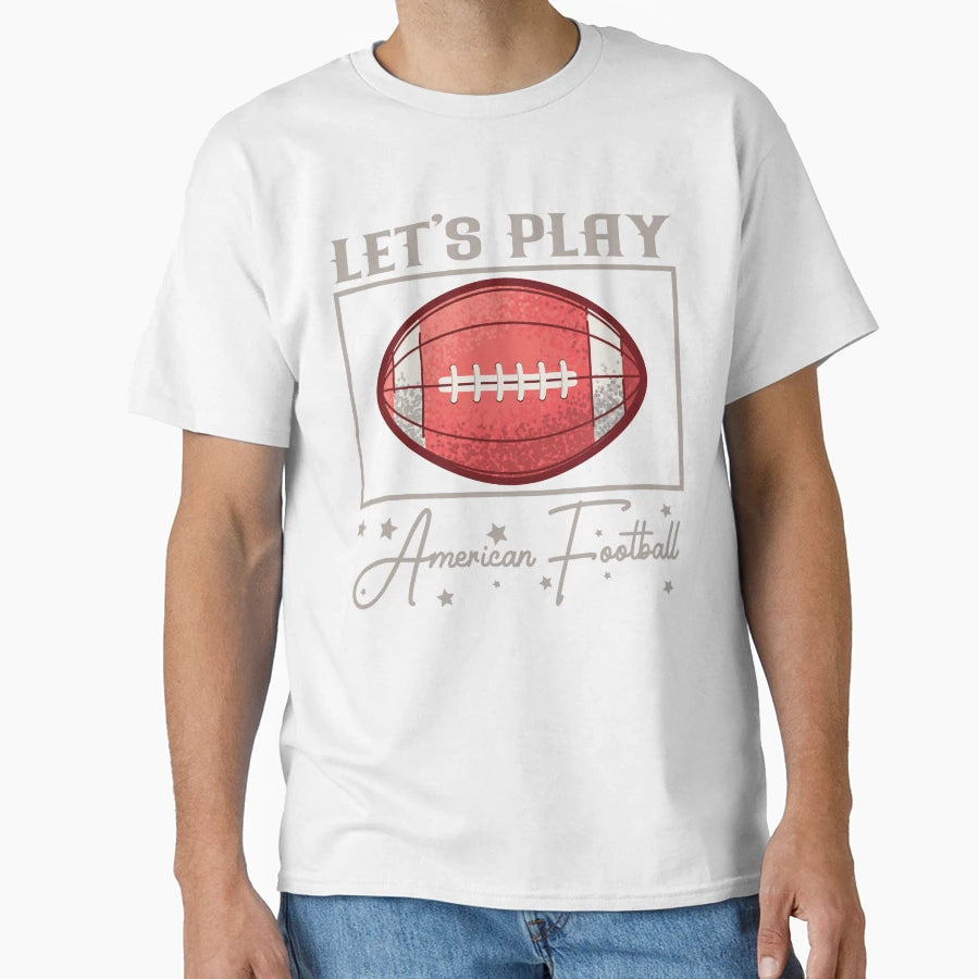 American Football T-Shirt - Aesthetic Graphic Men Women - T-Shirt, Sweatshirt, Hoodie