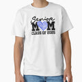 Senior Mom 2025 Congratulations T-Shirt - Novelty Apparel Unisex - T-Shirt, Sweatshirt, Hoodie