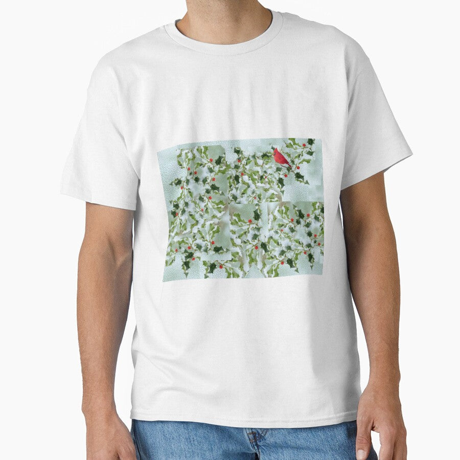 Hollies On Ice by TSteele.Art Winter Holiday - Adult & Kids T-Shirts, Sweatshirts & Hoodies apparel design preview 1