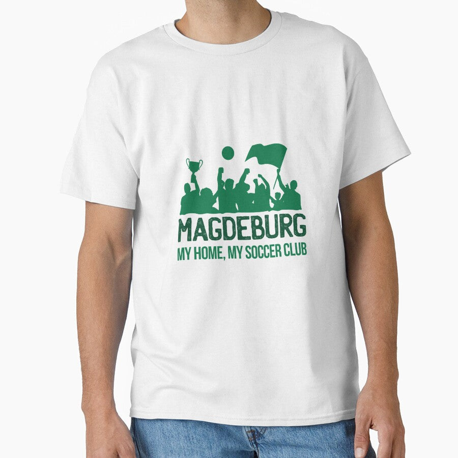 Magdeburg My Home Soccer Club by TopBaseline - Adult & Kids T-Shirts, Sweatshirts & Hoodies apparel design preview 1