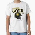 Denver Gold Helmet T-Shirt - Custom Art Print Men Women - T-Shirt, Sweatshirt, Hoodie