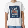 Only Good Bad Vibes Text Graphic Typography Design by - Adult & Kids T-Shirts, Sweatshirts & Hoodies apparel design preview 1