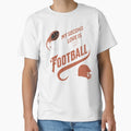 My Second Love Is Football T-Shirt - Minimalist Print Men Women - T-Shirt, Sweatshirt, Hoodie