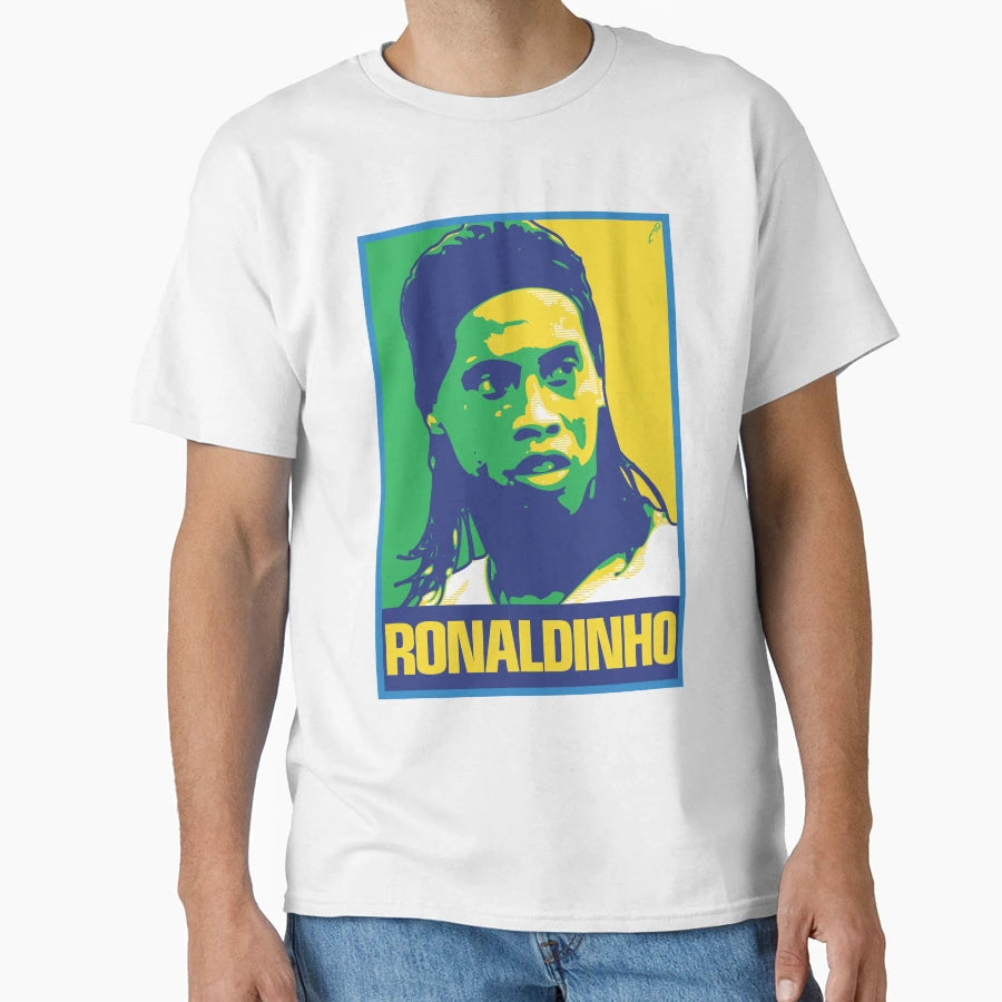 Ronaldinho Brazil T-Shirt - Trendy Graphic Men Women - T-Shirt, Sweatshirt, Hoodie