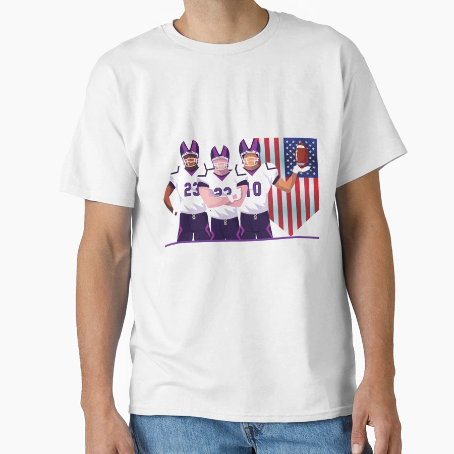 American Football T-Shirt - Fun Novelty Design Men Women - T-Shirt, Sweatshirt, Hoodie