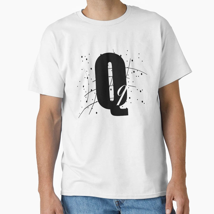 Letter Q T-Shirt - Custom Art Print Unisex - T-Shirt, Sweatshirt, Hoodie