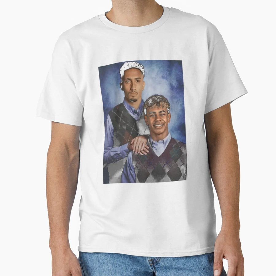 Lamine Yamal Raphinha Step Brothers T-Shirt - Fun Novelty Design Unisex - T-Shirt, Sweatshirt, Hoodie