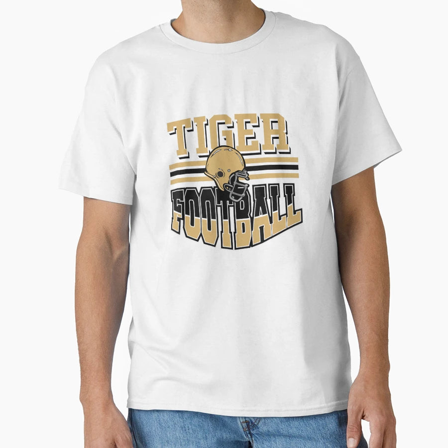 Tiger Football Pride Today Art T-Shirt - Minimalist Print Men Women - T-Shirt, Sweatshirt, Hoodie