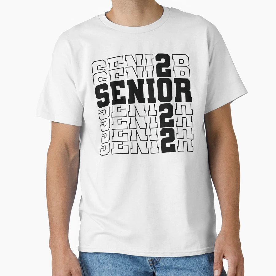 Senior 2022 Graduation Present T-Shirt - Minimalist Print for Adults - T-Shirt, Sweatshirt, Hoodie