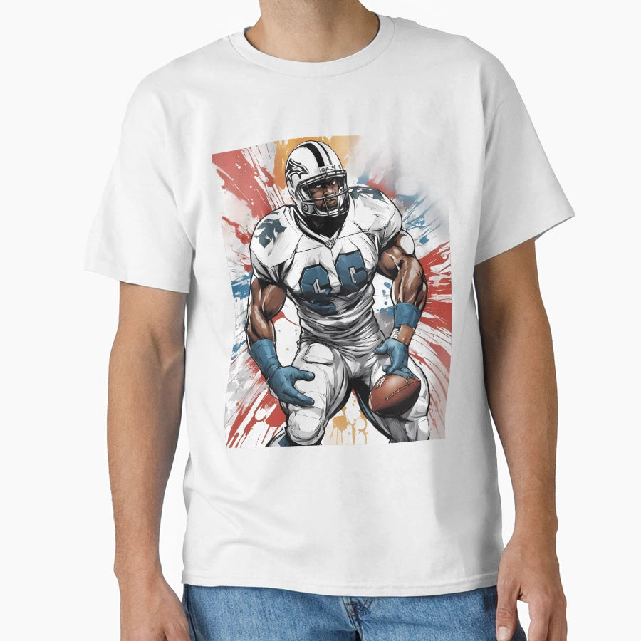 American Football Touchdown T-Shirt - Custom Art Print Men Women - T-Shirt, Sweatshirt, Hoodie