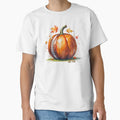 Football One Pumpkin T-Shirt - Minimalist Print for Adults - T-Shirt, Sweatshirt, Hoodie