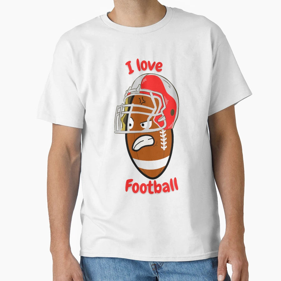Football T-Shirt - Minimalist Print for Adults - T-Shirt, Sweatshirt, Hoodie