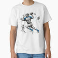 Dynamic Football Throw T-Shirt - Minimalist Print Unisex - T-Shirt, Sweatshirt, Hoodie