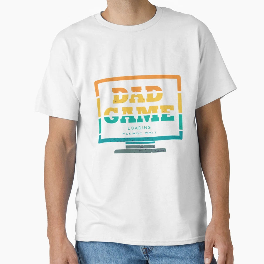 Dad Game Online Gaming T-Shirt - Aesthetic Graphic Men Women - T-Shirt, Sweatshirt, Hoodie