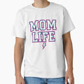 Mom Life Varsity T-Shirt - Casual Everyday Wear Unisex - T-Shirt, Sweatshirt, Hoodie
