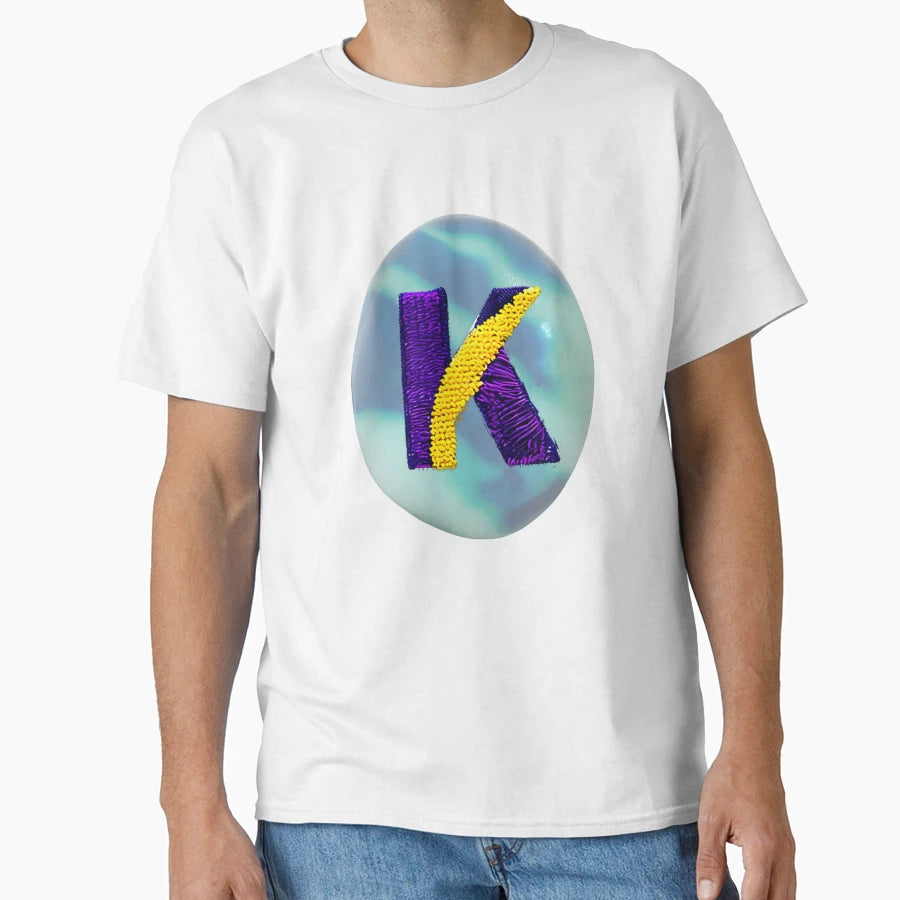Letter K Monogram 2 Typography Collage T-Shirt - Graphic Print Men Women - T-Shirt, Sweatshirt, Hoodie