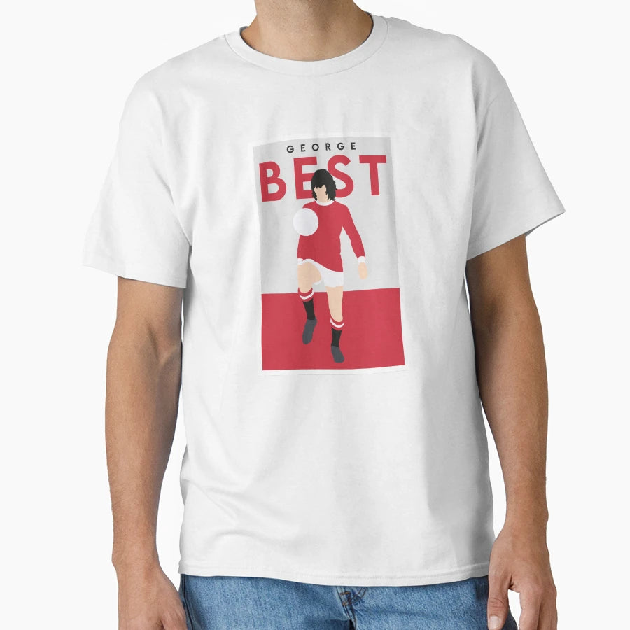 George Best Manchester United T-Shirt - Graphic Print Unisex - T-Shirt, Sweatshirt, Hoodie