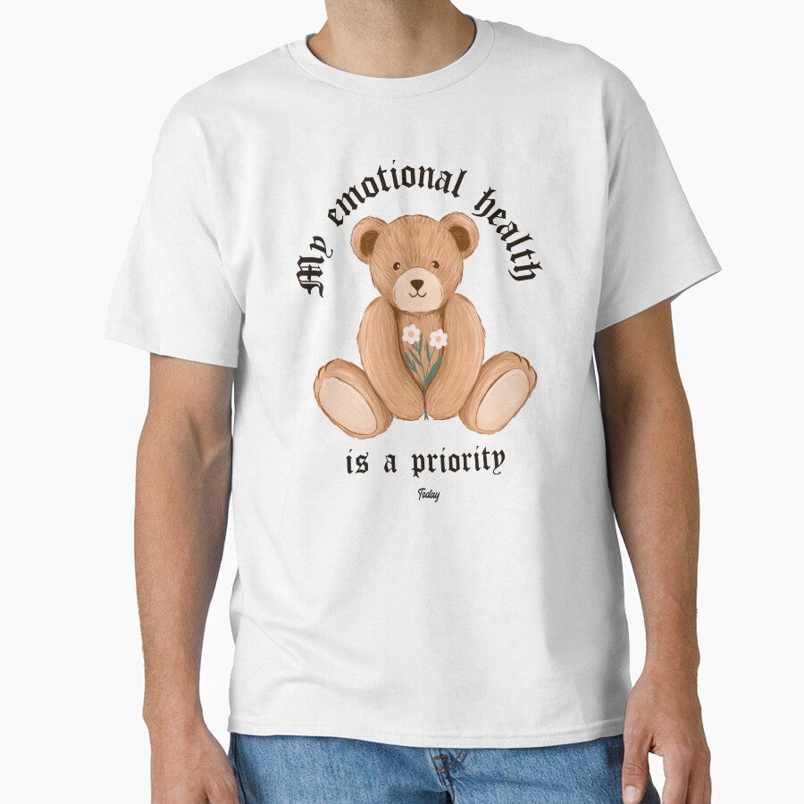 My emotional health is a priority today vintage - Adult & Kids T-Shirts, Sweatshirts & Hoodies apparel design preview 1