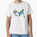 Alien Soccer T-Shirt - Graphic Print Unisex - T-Shirt, Sweatshirt, Hoodie