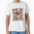 Game Day Football Bow T-Shirt - Graphic Print Men Women - T-Shirt, Sweatshirt, Hoodie
