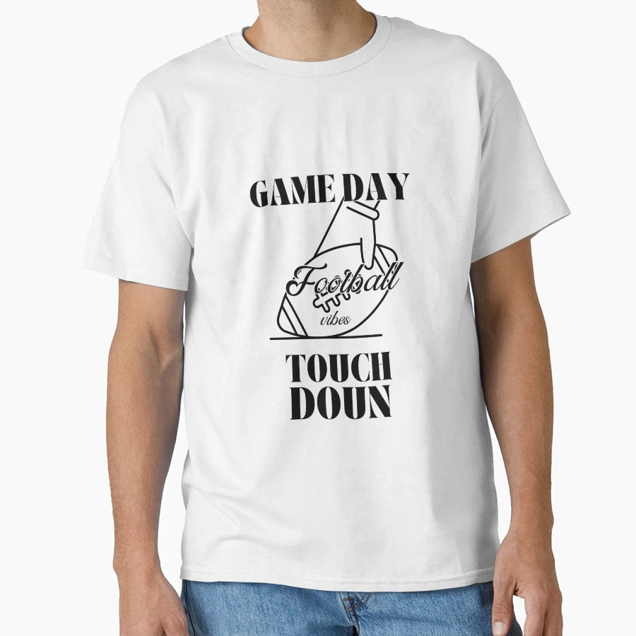 Game Day Football Vibes T-Shirt - Unique Graphic for Adults - T-Shirt, Sweatshirt, Hoodie