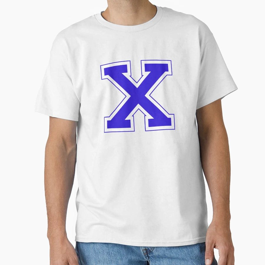 Varsity Letter X T-Shirt - Custom Art Print for Adults - T-Shirt, Sweatshirt, Hoodie