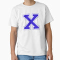 Varsity Letter X T-Shirt - Custom Art Print for Adults - T-Shirt, Sweatshirt, Hoodie