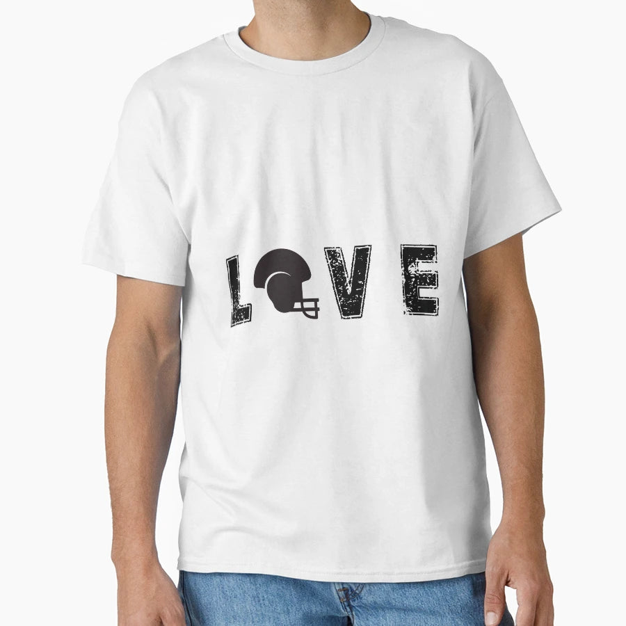Love American Football Funny Football T-Shirt - Trendy Graphic Unisex - T-Shirt, Sweatshirt, Hoodie