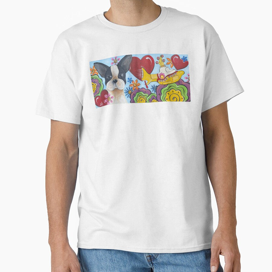 Hey Baby Bulldog by MindyTimmArtist - Adult & Kids T-Shirts, Sweatshirts & Hoodies apparel design preview 1