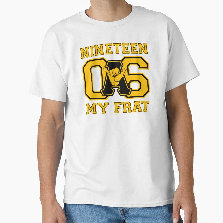 Alpha Nineteen 06 Hand Sign My Frat T-Shirt - Aesthetic Graphic for Adults - T-Shirt, Sweatshirt, Hoodie